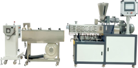 Ligne de granulation par extrusion à double vis parallèle co-rotative CRTOP avec système de refroidissement par eau