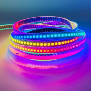 Bande <span class=keywords><strong>LED</strong></span> WS2812 SMD 5050 5V 144 <span class=keywords><strong>LED</strong></span>/<span class=keywords><strong>m</strong></span>, adressable individuellement, RVB pleine couleur, flexible, idéale pour l'extérieur, IP67 - Product Image 6