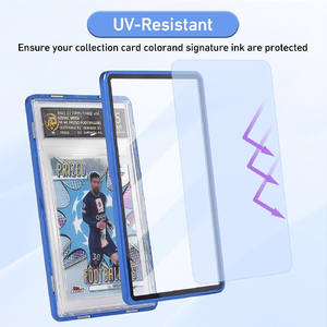 מגן כרטיסים מגנטי מאלומיניום עמיד לקרינת UV, ניתן לערום, 35PT PSAed & CGC Slab Protector, מגן מתכת PSAed - Product Image 4