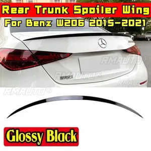 สำหรับ Mercedes Benz C Class W206 C200 C260 C300 C43 C63 AMG 2022-2024 ชุดแต่งปีกหลัง สปอยเลอร์หลังรถยนต์ อุปกรณ์ตกแต่งรถยนต์ - Product Image 1