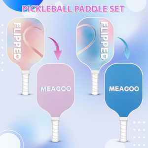 Set di Racchette da Pickleball Progettato Specificamente per Coppie, con Racchette in Fibra di Vetro con Nucleo a Nido d'Ape da 15mm, Racchette Resistenti - Product Image 4