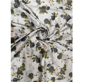 Tela de Satén Estampada Multicolor, 100% Poliéster, Ligera y Transpirable, para Manualidades de Costura, Decoración de Vestidos de Novia, Suave y Lisa - Product Image 1