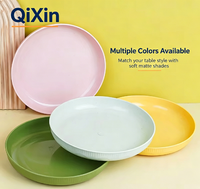 Assiettes creuses incassables en plastique PP de qualité alimentaire de 9 pouces, réutilisables pour salades et pâtes, moulées par injection, couleur et logo personnalisables