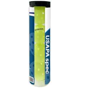 KASACA Lot de 4 balles de pickleball premium pour extérieur, 40 trous, norme USAPA, 74 mm, polyéthylène - Product Image 3
