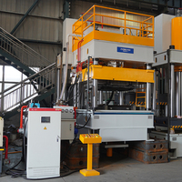 Prensa Hidráulica Servo de Cuatro Columnas de 400 Toneladas para Enderezamiento y Conformado de Paneles de Puertas de Ferrocarril con Línea de Automatización