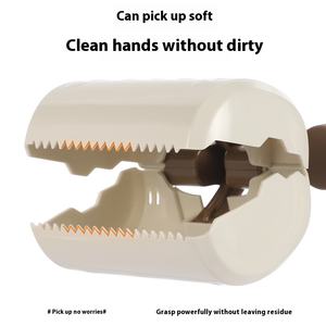 Recogedor de caca de perro de plástico ecológico, recogedor de caca de perro mascota para caminar al aire libre, suministros para el cuidado de los animales - Product Image 4