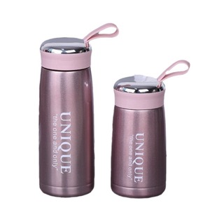 Mug <span class=keywords><strong>isotherme</strong></span> portable en acier inoxydable avec poignée en silicone finition électroplaquée 280 ml – Idéal pour la maison, cadeau moderne - Product Image 6