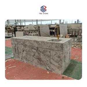 Cuarcita TMZ, losa de cuarcita blanca Natural de alta calidad, superficie pulida impermeable para gabinetes de piedra de Villa interior - Product Image 2