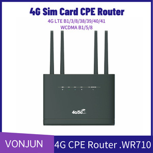 Routeur CPE 4G WR710, routeur sans fil avec carte SIM, point d'accès sans fil, partage pour la maison et le bureau, appareil 4G - Product Image 2
