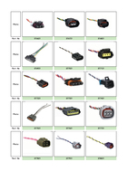 Connecteur de voiture VW 1.5mm, boîtier d'accélérateur, prise de câblage en queue de cochon, 18awg, 15cm, faisceau de câbles automatique en queue de cochon