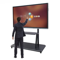 Affichage numérique 55 65 75 86 98 pouces, écran de présentation, écran tactile, tableau interactif intelligent pour les salles de classe et les bureaux