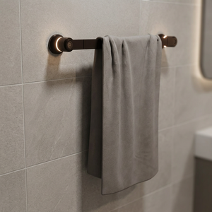 Barre porte-serviettes et main courante de sécurité multifonction pour salle de bain, fixation murale, quincaillerie robuste - Product Image 1