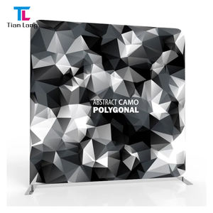 TianLangAffordable Precio al por mayor Banner Stands Tension Fabric Display Stand Ajustable Pop up Photo Booth Telones de fondo para fiesta - Product Image 3
