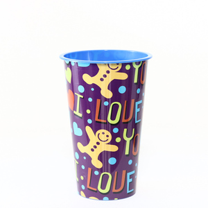 Customized CMYK Printed Reusable PP Plastic <strong>Cup</strong> <strong>Large</strong> Capacity Reusable Plastic Tumbler Stadium <strong>Cup</strong> - Product Image 4