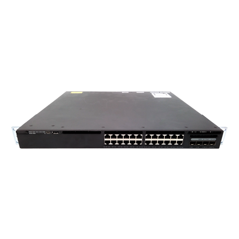 3650 Series 24 Port PoE 2x10G Uplink IP Base Network Switch WS-C3650-24PD-S