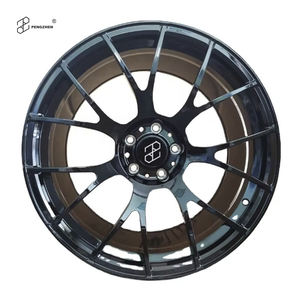 Pengzhen Custom Gloss Black Design a doppio raggio Y 16 17 pollici 5x112 in lega forgiato cerchi in lega per scarabeo VW - Product Image 1