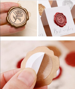 Sellos de Cera Autoadhesivos Personalizados con Logotipo para Invitaciones de Boda, Manualidades, Botellas de Vino - Product Image 3