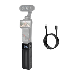 Batterie externe portable 10000 mAh avec poignée pour Insta360 <span class=keywords><strong>Luna</strong></span> Ultra, charge rapide Type-C, indicateur LED, OEM - Product Image 1