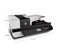 Escáner de Cama Plana H-P SCANJET ENTERPRISE 7500 A4 + Alimentador de Documentos, Escáner de Alta Velocidad