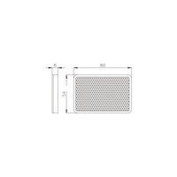 DEUZE BR5080 0.60 Kits de capteurs de lentilles réfléchissantes infrarouges antidéflagrantes de Type carré Assemblages de câbles Respectueux de l'environnement