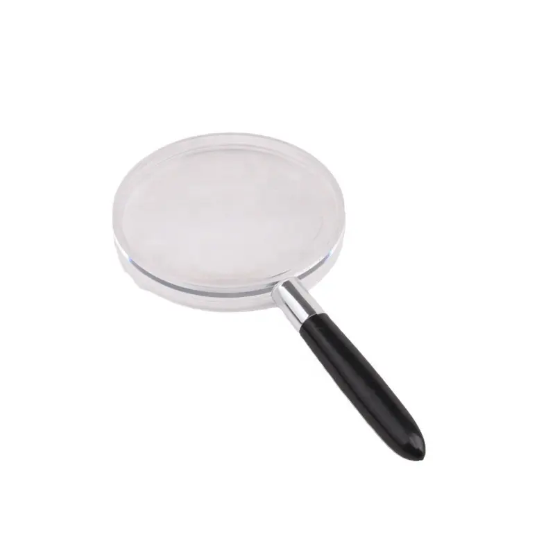 Pointed Handle Magnifier 3X Customizable Logo Plastic Hand-held magnifier