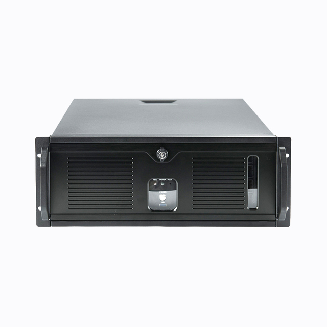 4U Rack-mount Industrial Computer Case with Hot-swappable Hard Drive Bays Server
