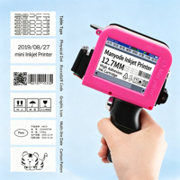 Mini imprimante jet d'encre intelligente, code QR de date de production, machine d'étiquetage portable pour bouteilles en métal et en plastique, cartons 1691