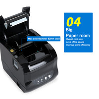 Impresora Térmica de Recibos y Etiquetas 2 en 1, 80mm, 3 Pulgadas, sin Tinta, Xp365b/Xp-365b/Xprinter 365b, Producto en Stock