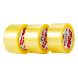 Ruban <span class=keywords><strong>adhésif</strong></span> acrylique <span class=keywords><strong>double</strong></span> <span class=keywords><strong>face</strong></span> BOPP haute transparence 48 mm, étanche, sensible à la pression, pour scellage de cartons, vente en gros directe usine, livraison gratuite - Product Image 2