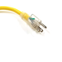 Rallonge extérieure intérieure robuste SJTW 100FT 13A 15A multiprise multiprise pour prise transparente étanche à la maison