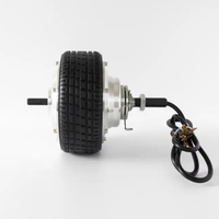 Moteur de moyeu de roue sans balais à aimant permanent CC sans engrenages de 6 pouces, à faible vitesse et couple élevé, avec encodeur, pour trottinette, fauteuil roulant, robot