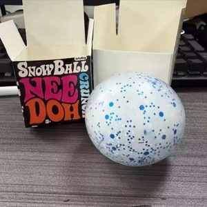 Nouveau produit transfrontalier NeeDoh Snow Ball Crunch, jouet sensoriel à presser, jouet anti-stress - Product Image 1