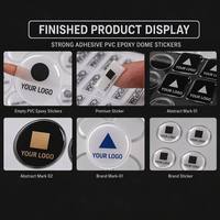 Autocollants en dôme époxy personnalisés, autocollants 3D imperméables spéciaux pour la décoration de marques d'équipements audio et de microphones