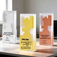 Trophée en métal et cristal sur mesure - Design créatif, élégant et haut de gamme pour récompenses et reconnaissance - Fabrication chinoise - Commandes personnalisées bienvenues
