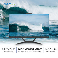Sharerdp Computadora Todo en Uno de 21.5, 23.8 y 27 Pulgadas, I3 I5 I7 de 12.ª Generación 11400 12100 12400 12700, PC de Escritorio para Juegos Todo en Uno