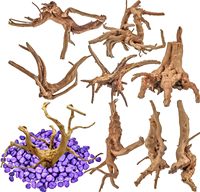 Bois flotté naturel poli pour aménagement d'aquarium PKY Wholesale - Bois décoratif pour aquarium