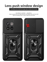 Étui de téléphone antichoc pour OnePlus Ace 6 5 / 5 Pro / pour OnePlus 15 15R 13R Protection de l'objectif de l'appareil photo coulissant Support de protection arrière
