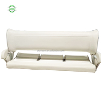 Canapé-banc marin pliable 3 places de luxe Dorham Yacht, couleur personnalisée, pour bateau ponton