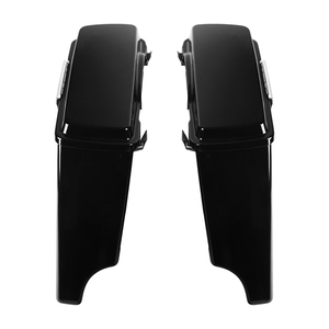 Bagages de moto étendus de 5 "pour <span class=keywords><strong>Harley</strong></span> Touring <span class=keywords><strong>Road</strong></span> <span class=keywords><strong>King</strong></span> Glide Street Glide 1993-2013 ABS noir - Product Image 4