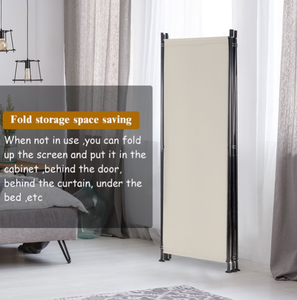 Pantalla wSteel para decoración, sombrilla impermeable, divisor de habitación de 4 paneles, pantalla plegable de privacidad - Product Image 3