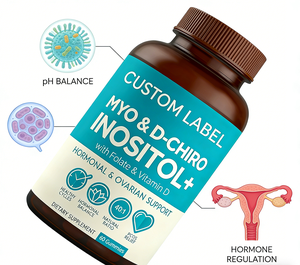 Gummies OEM/ODM Myo-Inositol & D-Chiro Inositol pour la fertilité, le soutien hormonal, <span class=keywords><strong>menstruel</strong></span> et ovarien, et l'équilibre hormonal - Product Image 6