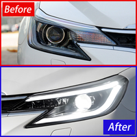 Ensemble de phares LED KGKB pour Toyota Reiz Mark X 2013-2017, mise à niveau DRL, clignotants, lentille de projecteur 6000K, Plug & Play