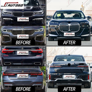 Kit de carrosserie de conversion de modification automobile pour <span class=keywords><strong>BMW</strong></span> Série 7 G12 LCI 2016-2022 Mise à niveau vers le pare-chocs G70 M760 2024 Ensemble de lampes - Product Image 2