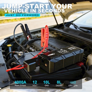 Démarreur de Voiture Portable Robuste 4000A 150PSI Double Charge Rapide USB-A/C KCCY60 Courant 4000A - Product Image 5