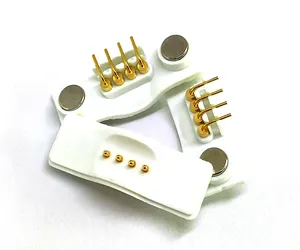 4 Pin Magnetic Pogo Pin Connector 2.5mm Pitch For Handyblock