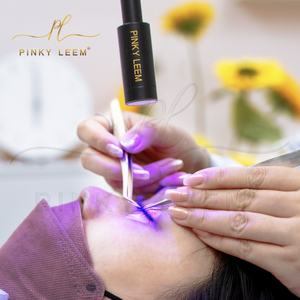 Pinky leem Custom logo Professional Lash Extension Polish Floor Standing <b>Uv</b> <b>Light</b> Led Lash <b>UV</b> Glue Lamp <b>UV</b> Lash Lamp - Product Image 1
