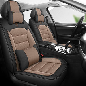 Housse de siège en cuir de luxe coussin de siège auto housses de siège auto en cuir - Product Image 3