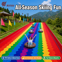 Losetas Hexagonales de PP para Toboganes de Nieve Seca, Aptas para Todas las Estaciones, Longitud Personalizada, Certificación ISO, Modelo Wild Blade, para Parques y Estaciones de Esquí