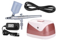 BT-20 haute qualité professionnel gâteau décoration aérographes cuivre ABS Rechargeable gravité chinois aérographe compresseur