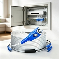 Cable de Comunicación DT-FJXHS22 para Interiores, SC UPC, G657A, LSZH, FTTH, Cable de Fibra Óptica